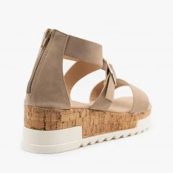 Yoki Newest Arrivals Treaded Chunky Cork Sandals