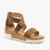 Yoki Newest Arrivals Treaded Chunky Cork Sandals