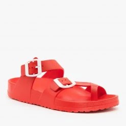 Top Moda Newest Arrivals Trendy Buckled Foam Slides 24 Top Moda Newest Arrivals Trendy Buckled Foam Slides