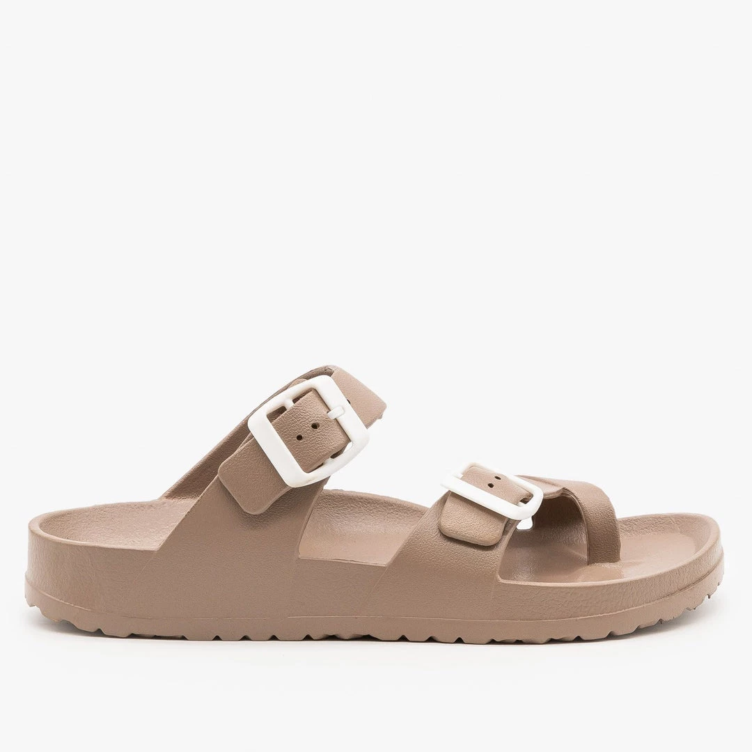 Top Moda Newest Arrivals Trendy Buckled Foam Slides 15 Top Moda Newest Arrivals Trendy Buckled Foam Slides