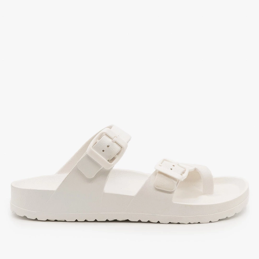 Top Moda Newest Arrivals Trendy Buckled Foam Slides 6 Top Moda Newest Arrivals Trendy Buckled Foam Slides