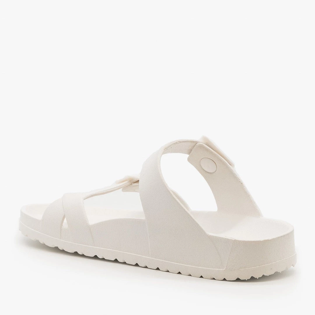 Top Moda Newest Arrivals Trendy Buckled Foam Slides 5 Top Moda Newest Arrivals Trendy Buckled Foam Slides