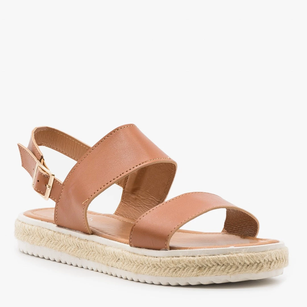Soho Girls Trendy Casual Esparto-Trimmed Sandals Newest Arrivals 2 Soho Girls Trendy Casual Esparto-Trimmed Sandals Newest Arrivals