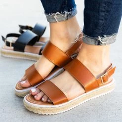 Soho Girls Trendy Casual Esparto-Trimmed Sandals Newest Arrivals 13 Soho Girls Trendy Casual Esparto-Trimmed Sandals Newest Arrivals