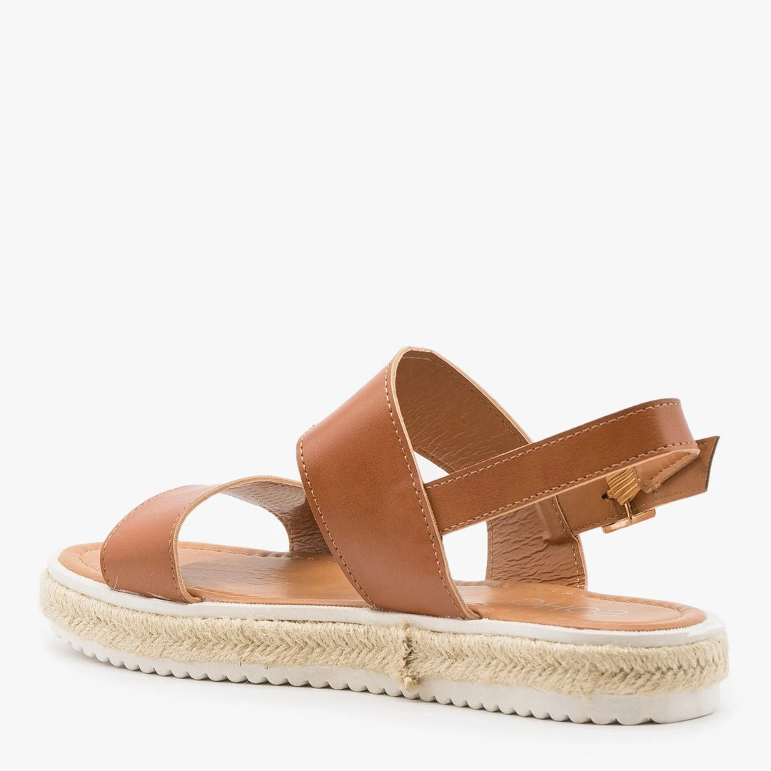 Soho Girls Trendy Casual Esparto-Trimmed Sandals Newest Arrivals 3 Soho Girls Trendy Casual Esparto-Trimmed Sandals Newest Arrivals