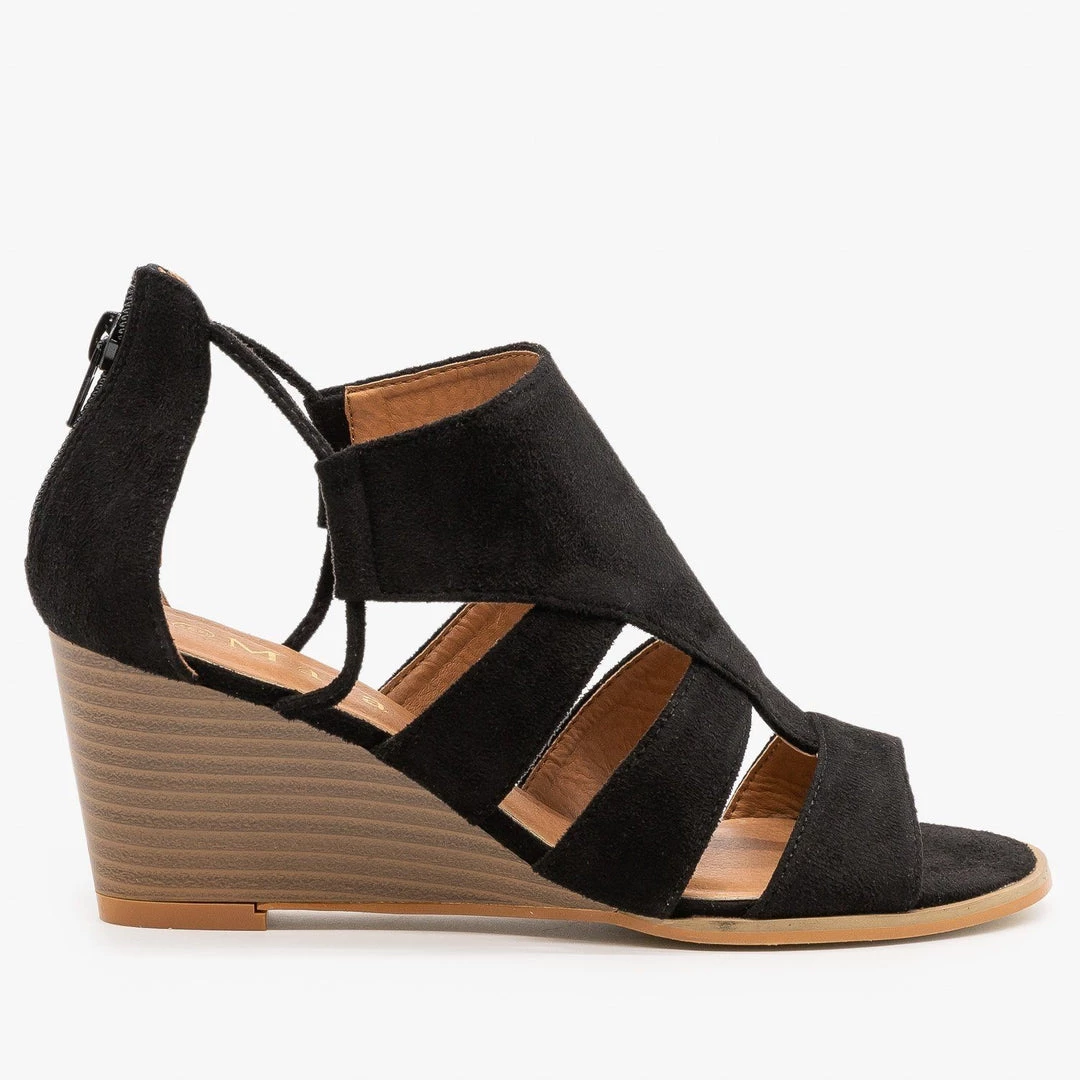 Mata Trendy Cutout Fashion Wedges 7 Mata Trendy Cutout Fashion Wedges