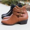 Wild Diva Shoes Newest Arrivals Trendy Double Buckle Booties
