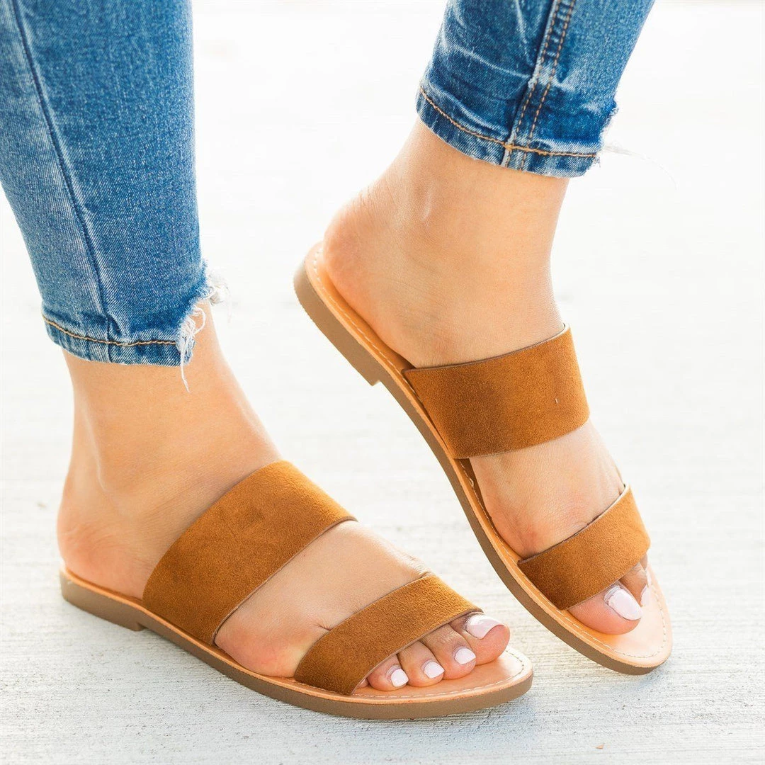 Soda Shoes Trendy Double Strap Fashion Sandals 7 Soda Shoes Trendy Double Strap Fashion Sandals