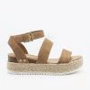 Refresh Trendy Espadrille Flatform Wedges Newest Arrivals