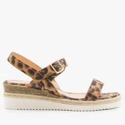 Weeboo Newest Arrivals Trendy Espadrille-Trimmed Sandal Wedges