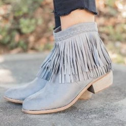 Anna Shoes Newest Arrivals Trendy Fringe Booties