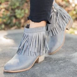 Anna Shoes Newest Arrivals Trendy Fringe Booties