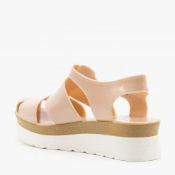 Refresh Newest Arrivals Trendy Jelly Platform Sandals