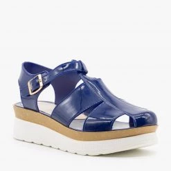 Refresh Newest Arrivals Trendy Jelly Platform Sandals