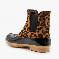 Nature Breeze Trendy Leopard Duck Boots FINAL SALE Newest Arrivals