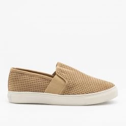 Soho Girls Trendy Mesh Slip-On Sneakers