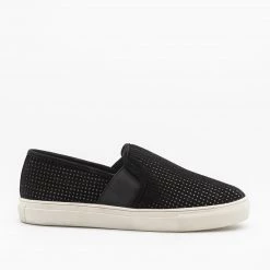 Soho Girls Trendy Mesh Slip-On Sneakers