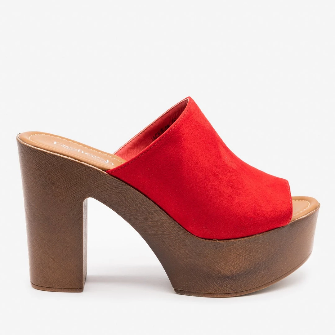 Refresh Newest Arrivals Trendy Mule Platform Heels 9 Refresh Newest Arrivals Trendy Mule Platform Heels