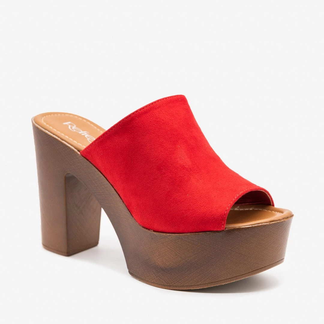 Refresh Newest Arrivals Trendy Mule Platform Heels 7 Refresh Newest Arrivals Trendy Mule Platform Heels
