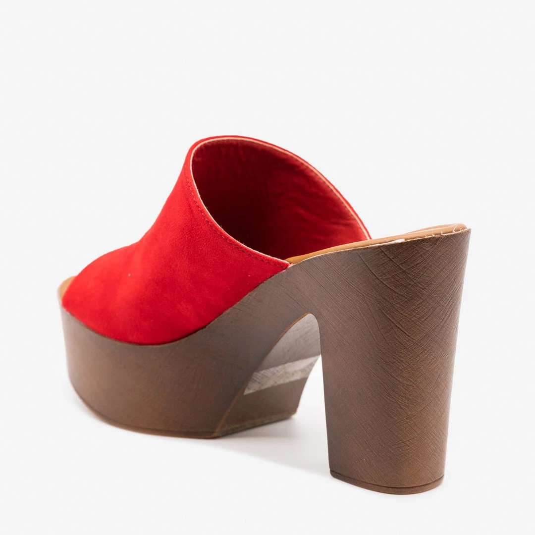 Refresh Newest Arrivals Trendy Mule Platform Heels 8 Refresh Newest Arrivals Trendy Mule Platform Heels