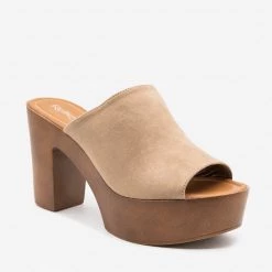 Refresh Newest Arrivals Trendy Mule Platform Heels 16 Refresh Newest Arrivals Trendy Mule Platform Heels