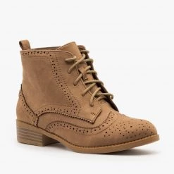 Shoetopia Trendy Oxford Boots Newest Arrivals