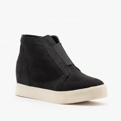 Soda Shoes Newest Arrivals Trendy Pinhole Fashion Ankle Sneakers