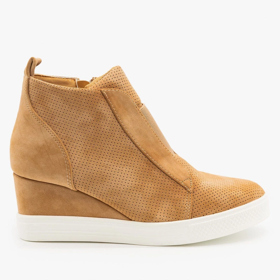 CCOCCI Trendy Pinhole Sneaker Wedges 1 CCOCCI Trendy Pinhole Sneaker Wedges