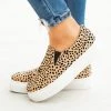 Qupid Shoes Newest Arrivals Trendy Printed Platform Slip-On Sneakers