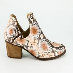 Mata Trendy Snake Print Booties Newest Arrivals