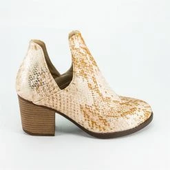 Mata Trendy Snake Print Booties Newest Arrivals
