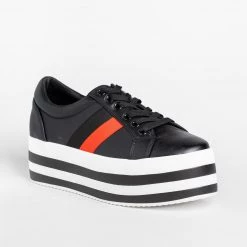 Weeboo Trendy Striped Platform Sneakers Newest Arrivals