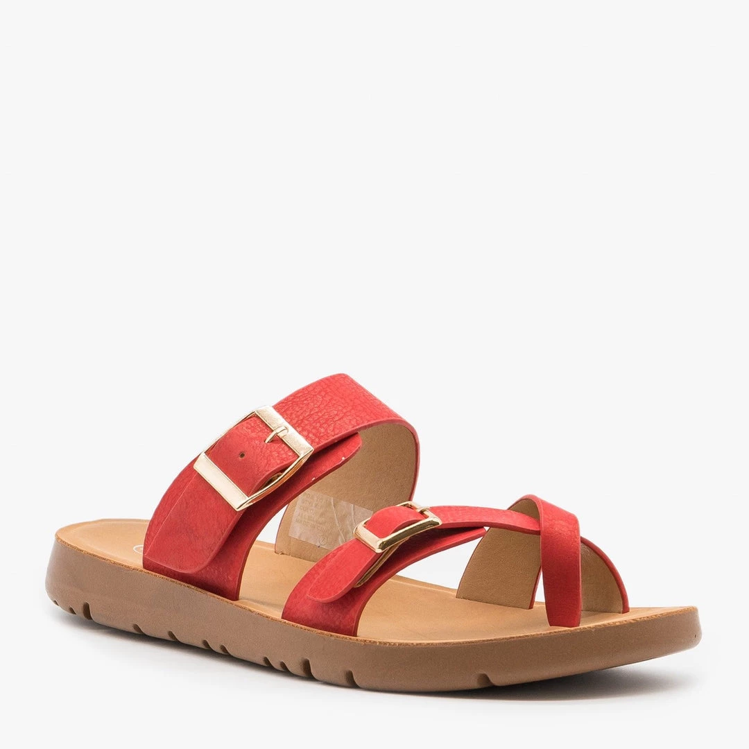 Forever Newest Arrivals Trendy Toe Hold Sandals FINAL SALE 2 Forever Newest Arrivals Trendy Toe Hold Sandals FINAL SALE