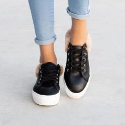 Qupid Shoes Trendy Trimmed Sneaker Newest Arrivals