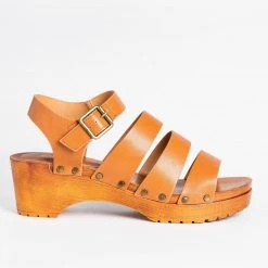 Qupid Shoes Trendy Triple Strap Clogs