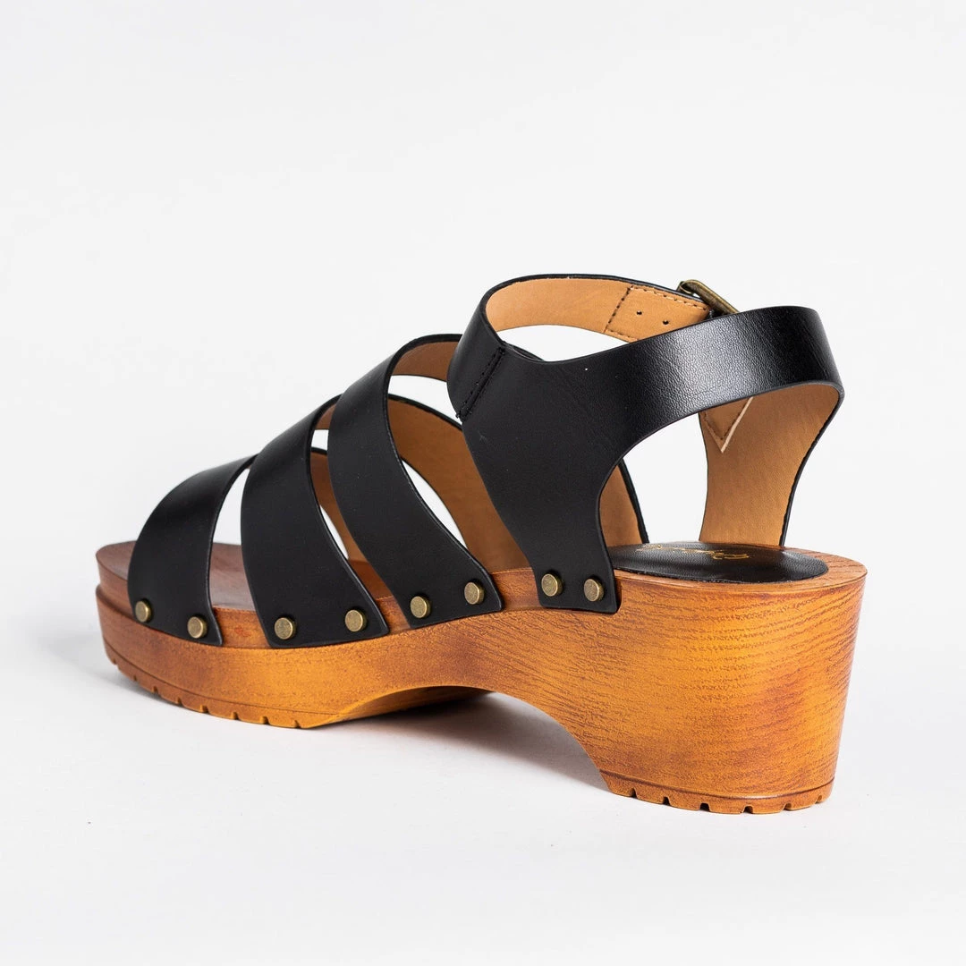 Qupid Shoes Trendy Triple Strap Clogs 4 Qupid Shoes Trendy Triple Strap Clogs