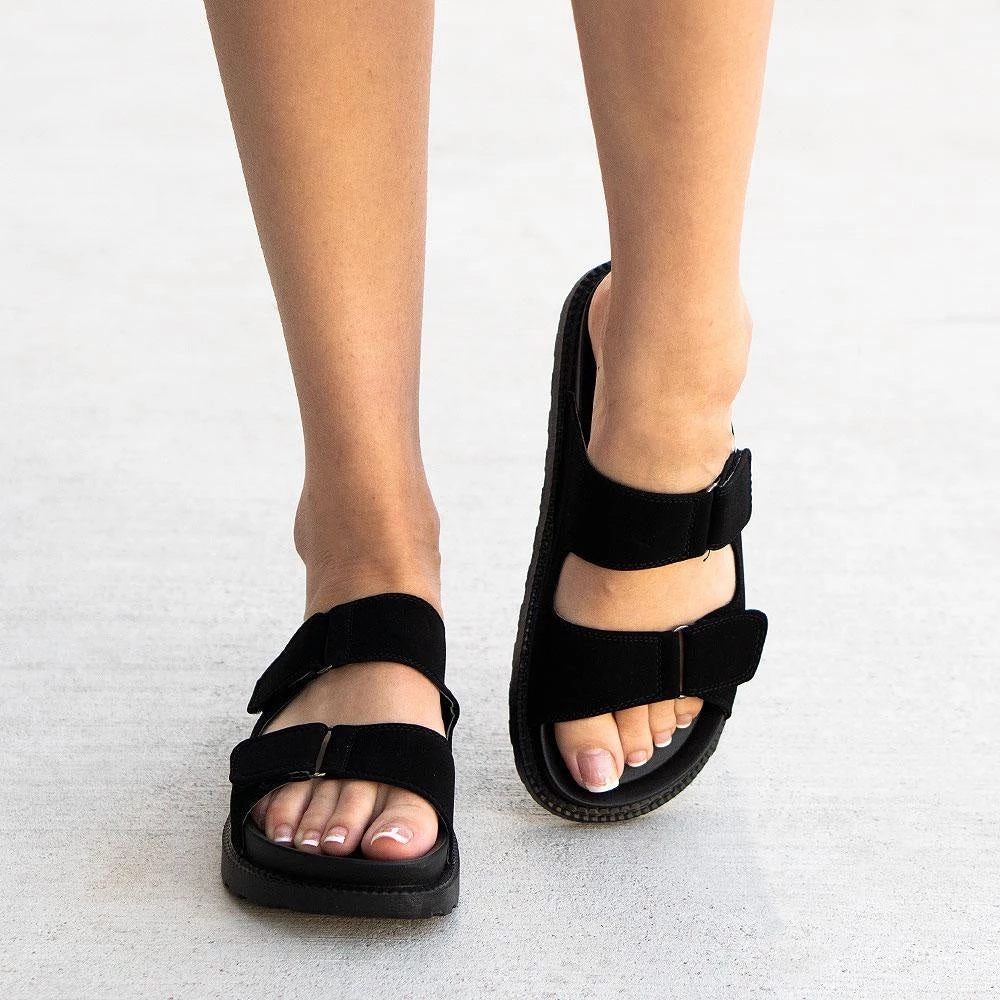 Top Moda Trendy Two-Strap Sandals Newest Arrivals 2 Top Moda Trendy Two-Strap Sandals Newest Arrivals