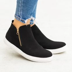 Anna Shoes Newest Arrivals Trendy Zip-Up Ankle Sneakers 8 Anna Shoes Newest Arrivals Trendy Zip-Up Ankle Sneakers