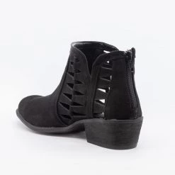 Bamboo Shoes Triangle Pattern Fashion Ankle Booties Newest Arrivals