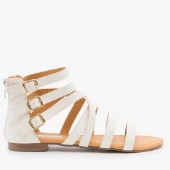 Weeboo Triple Buckle Gladiator Sandals