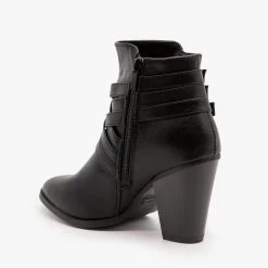 Forever Triple Buckle High Heel Bootie FINAL SALE Newest Arrivals