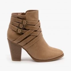 Forever Triple Buckle High Heel Bootie FINAL SALE Newest Arrivals