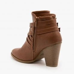 Forever Triple Buckle High Heel Bootie FINAL SALE Newest Arrivals