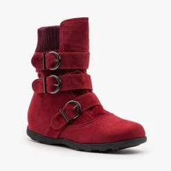 Refresh Triple Buckle Mid-Calf Boots Newest Arrivals