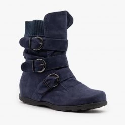 Refresh Triple Buckle Mid-Calf Boots Newest Arrivals