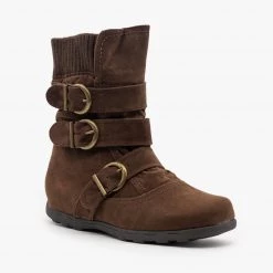 Refresh Triple Buckle Mid-Calf Boots Newest Arrivals