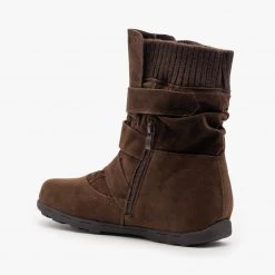 Refresh Triple Buckle Mid-Calf Boots Newest Arrivals