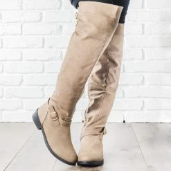 Weeboo Triple Buckle Over-the-Knee Boots Newest Arrivals 3 Weeboo Triple Buckle Over-the-Knee Boots Newest Arrivals