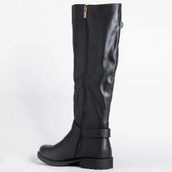 Bamboo Shoes Triple Strap Riding Boots