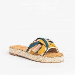 Nature Breeze Newest Arrivals Tropical Espadrille Slides